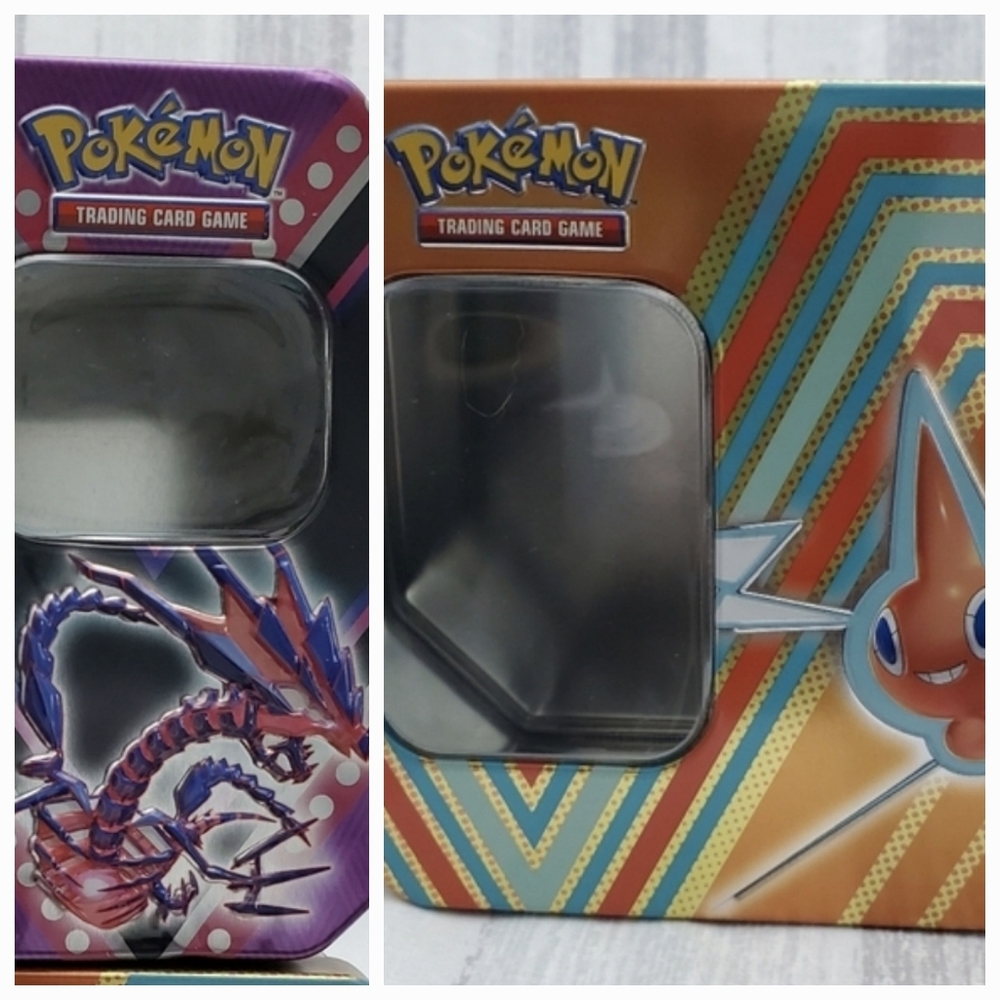 2 Pokemon Tins - Rotom V and Eternatus V Powers Promotional Collector’s Item